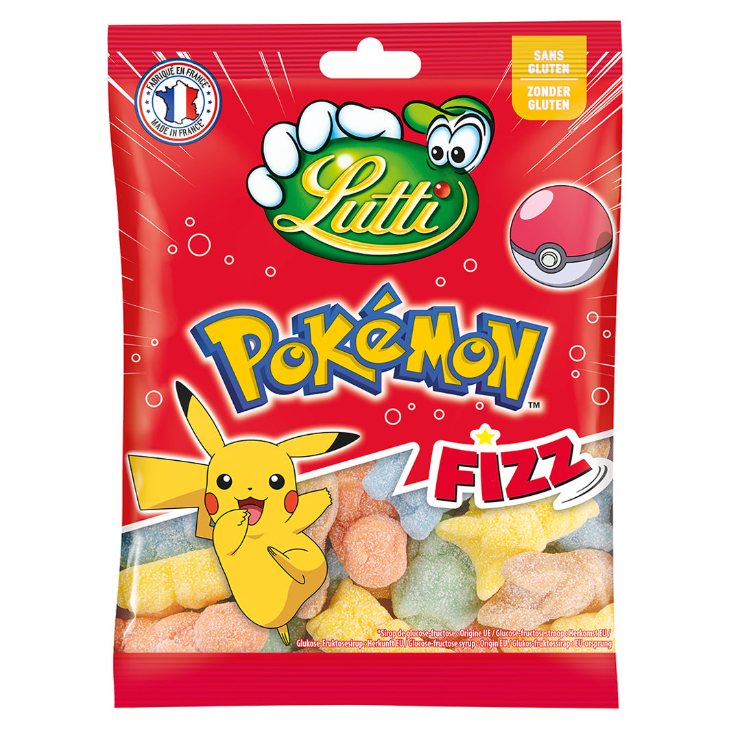 Lutti Pokémon Fizz 180g