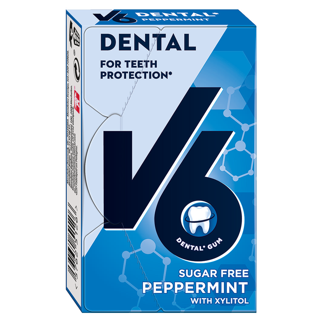 V6 Dental Peppermint 24g