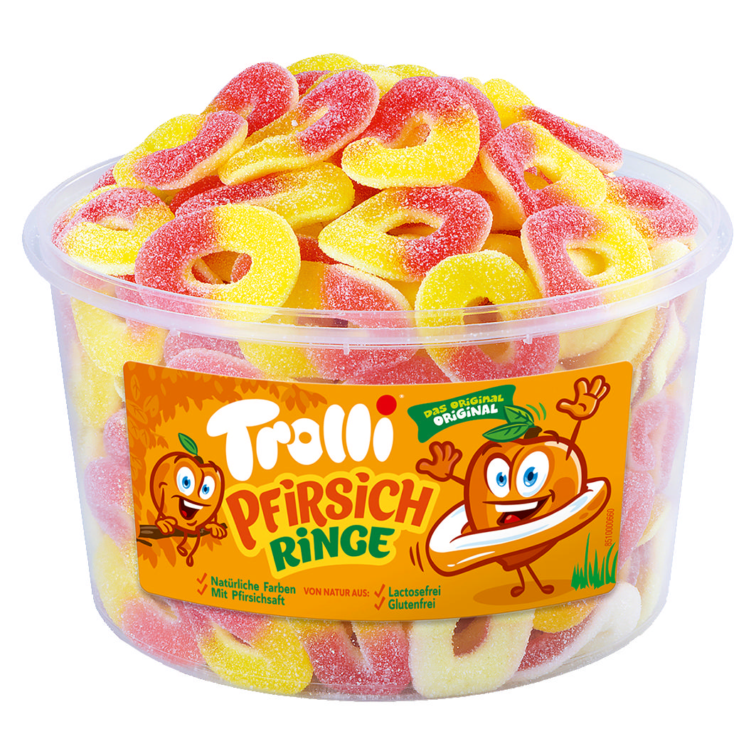 Trolli Pfirsichringe 1.25kg