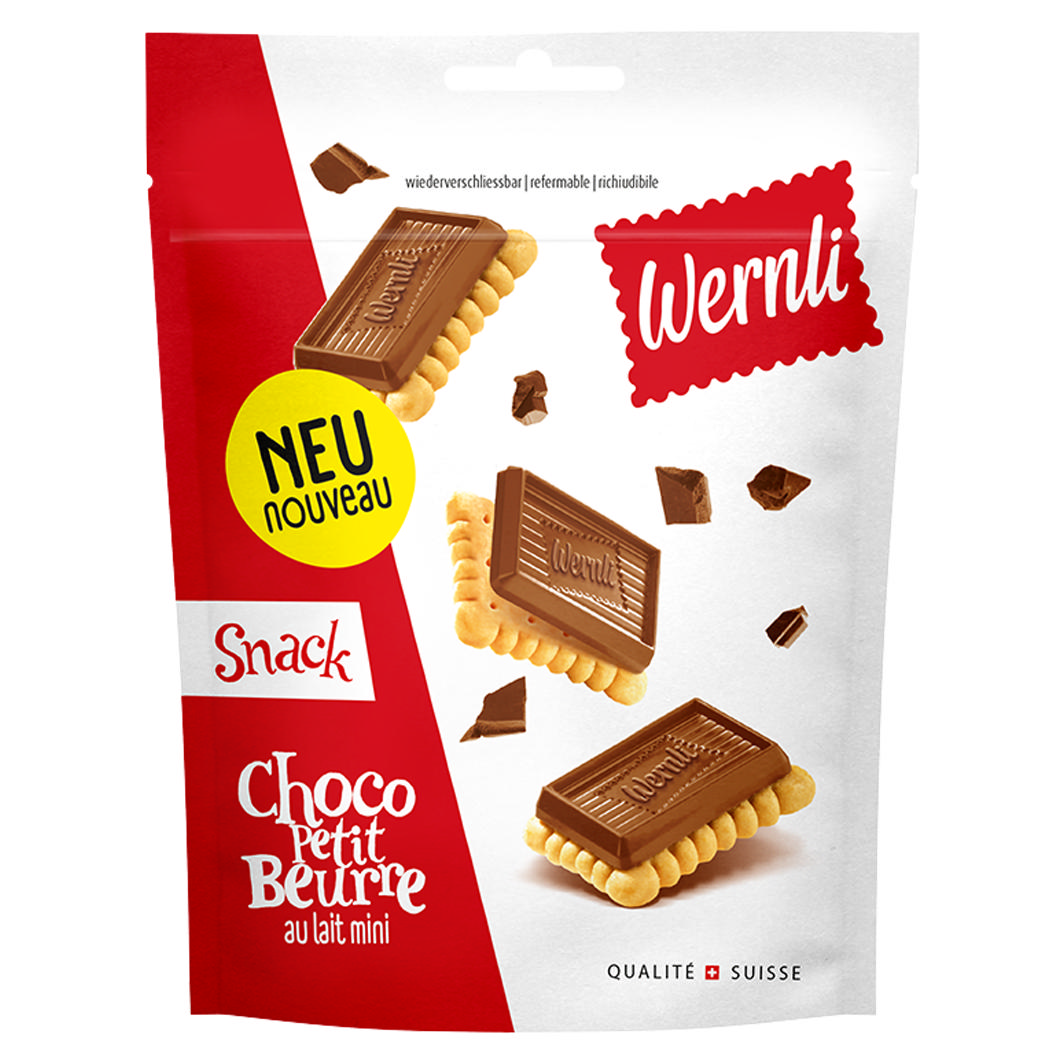 Wernli Snack Choco Pt.Beurre Lait 80g