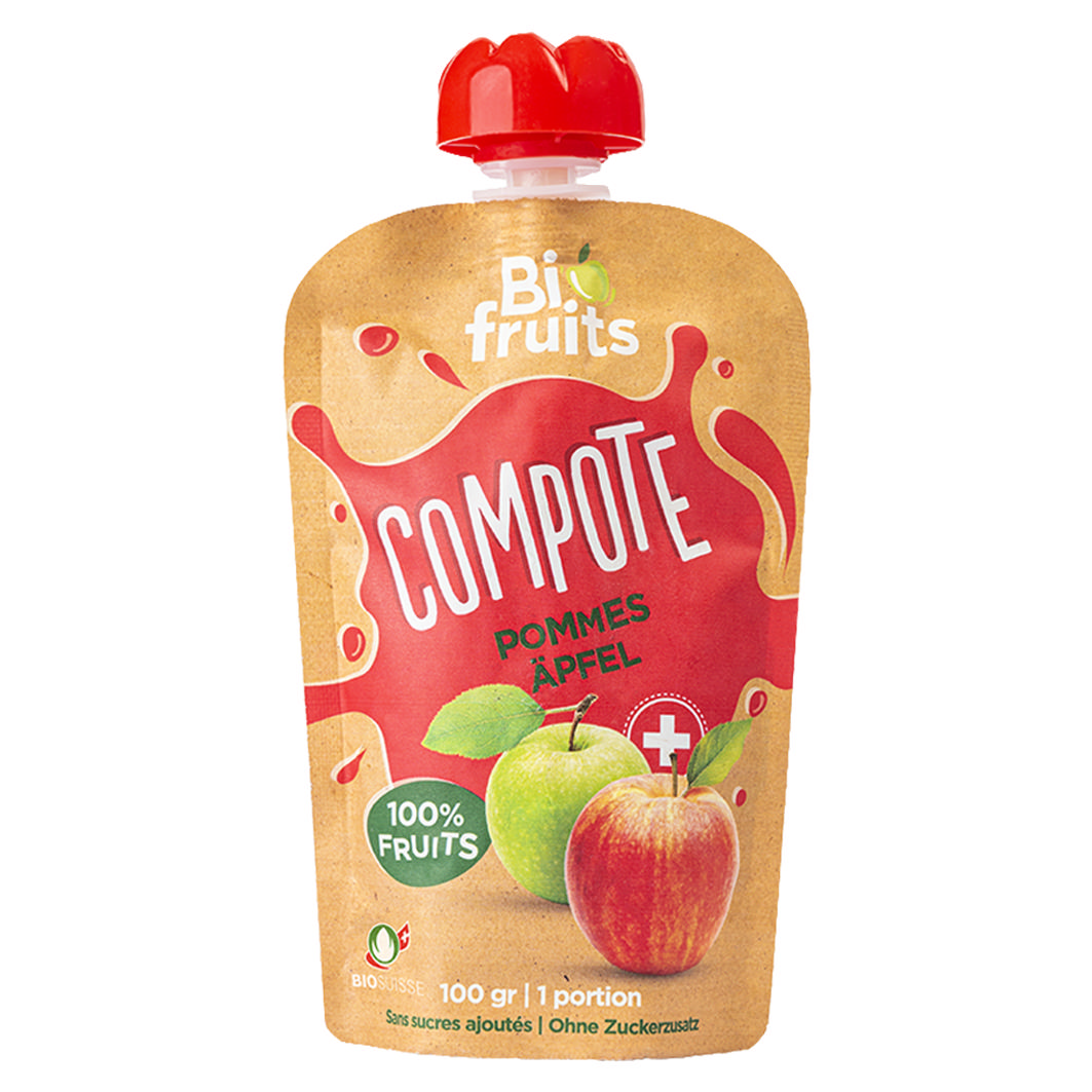 Bio fruits Kompott Apfel 100g