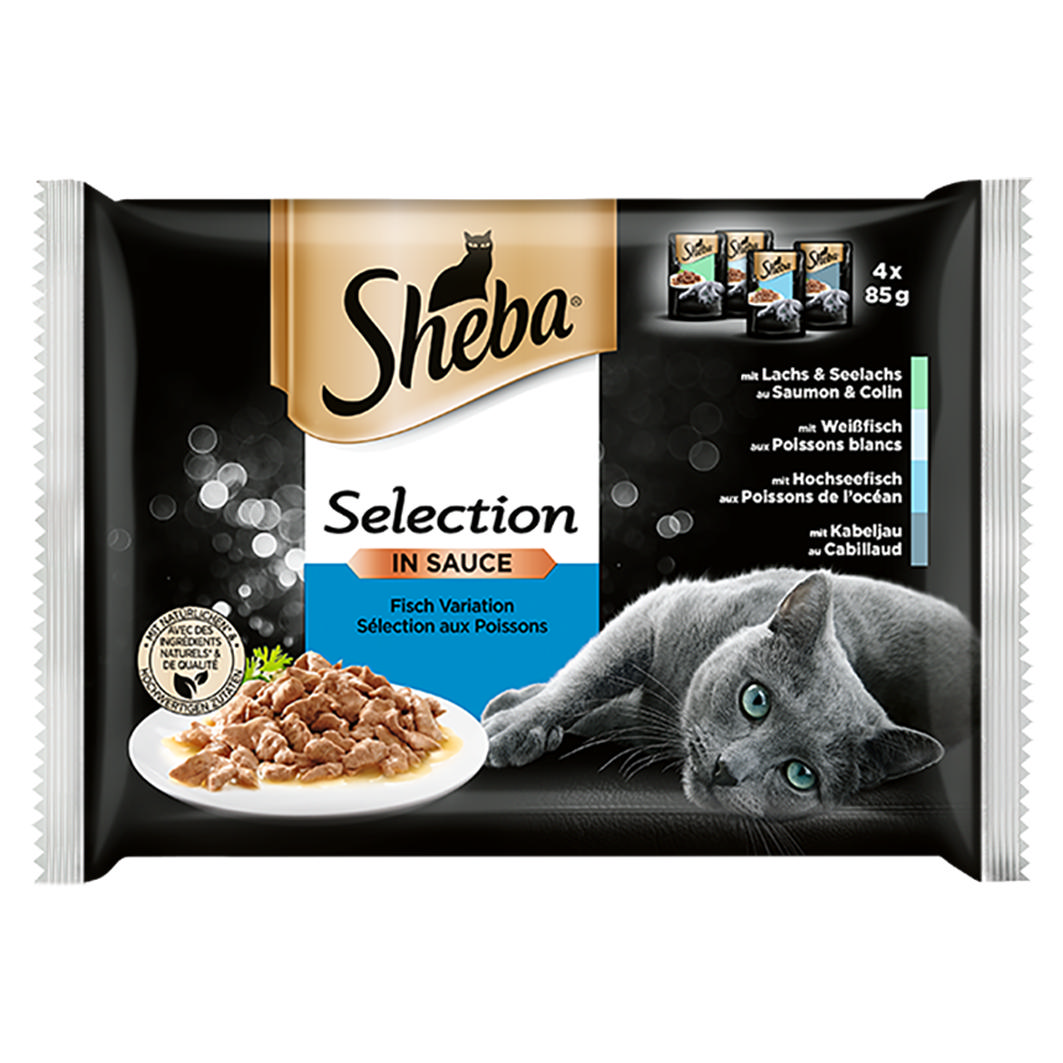 Sheba Selection Fisch 4x85g
