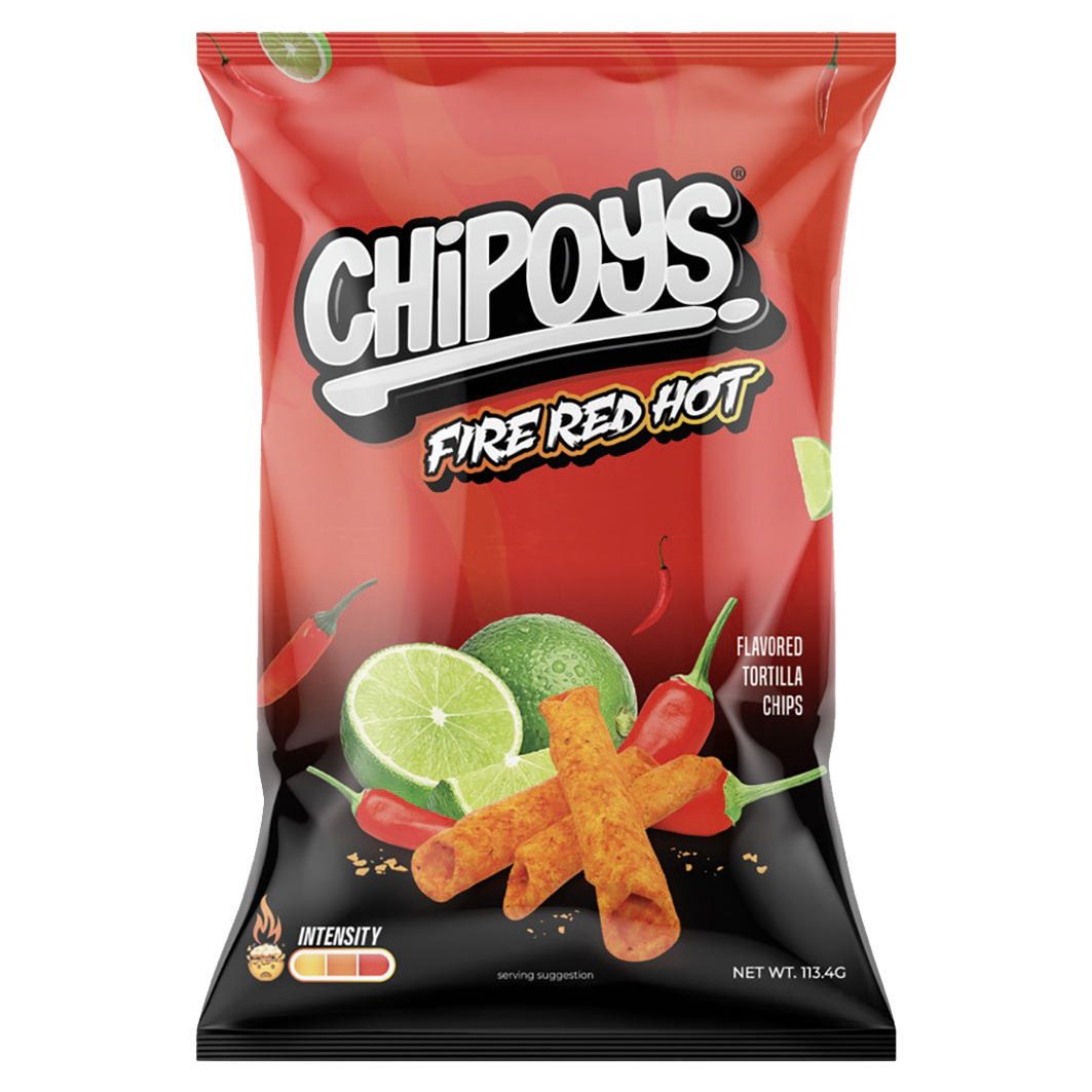 Chipoys Chips Fire Red Hot 113.4g