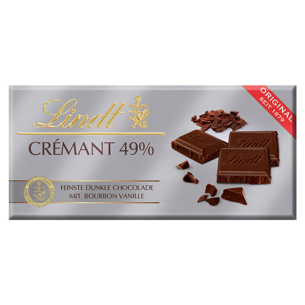 Lindt Crémant Dunkel 49% Kakao 100g