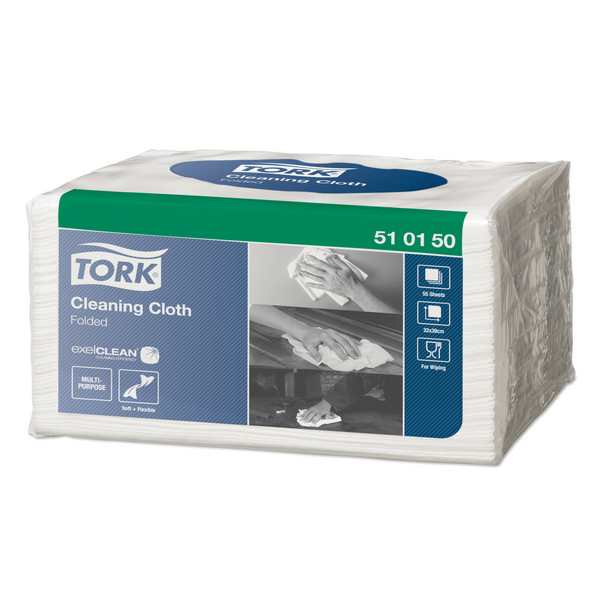 Tork Premium Reinigungstücher 510 - Einzeltücher Small Pack – W8 System