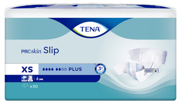 TENA Slip Plus ConfioAir extra small,blau