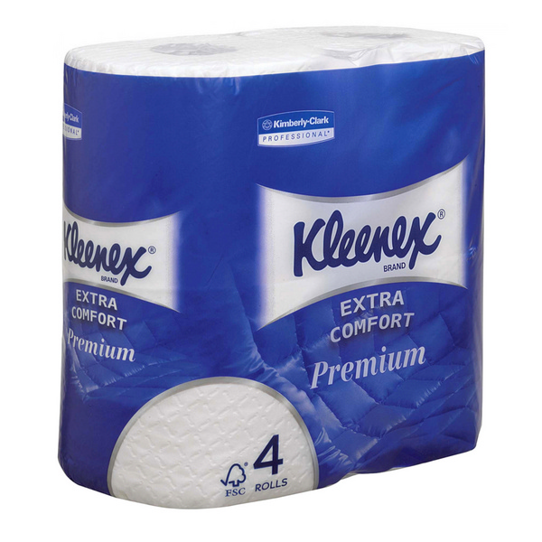 Kimberly-Clark Kleenex Premium Toilettenpapier Kleinrollen