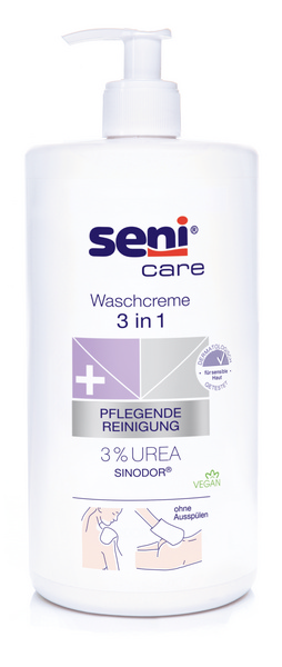 Seni Care 3 in 1 Waschcreme 3% Urea