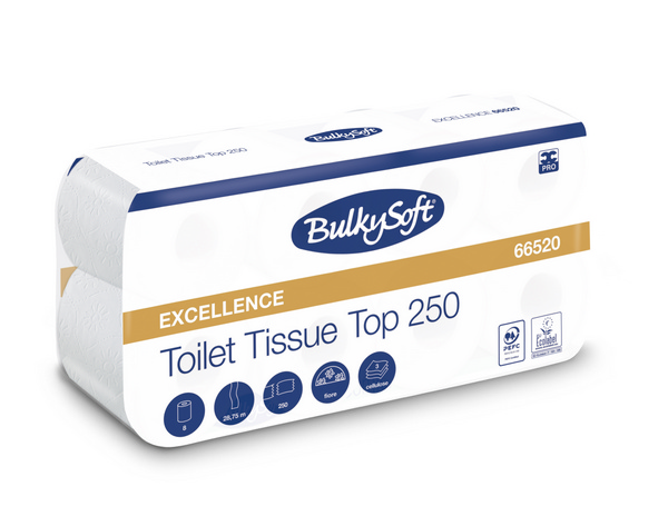 Bulkysoft Excellence Toilettenpapier Kleinrollen