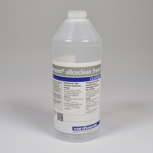 Anwendungsflaschen Relaroom allcoclean fresh
