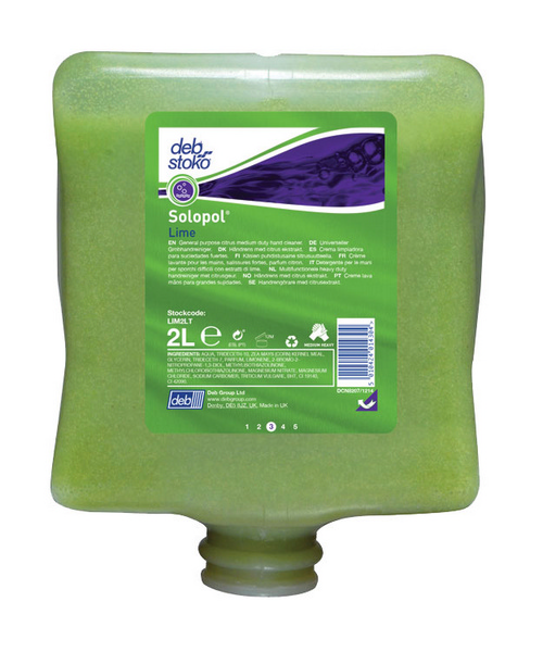 Solopol Lime, Hautreinigung mittelstark