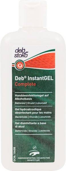 Deb InstantGEL Complete, Desinfektion