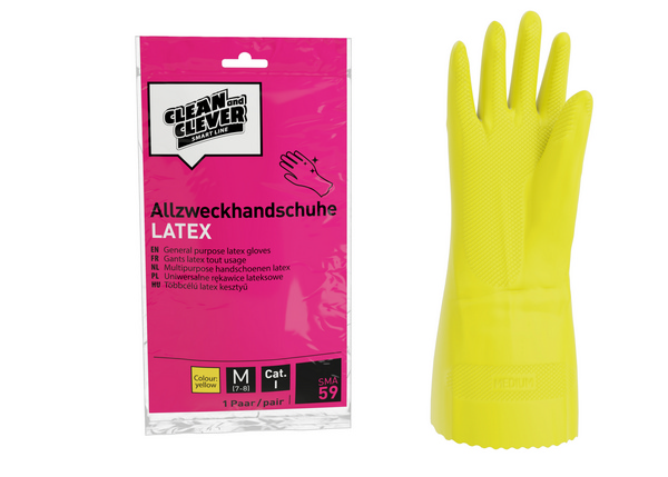 CLEAN and CLEVER Latex-Allzweckhandschuhe SMA 59
