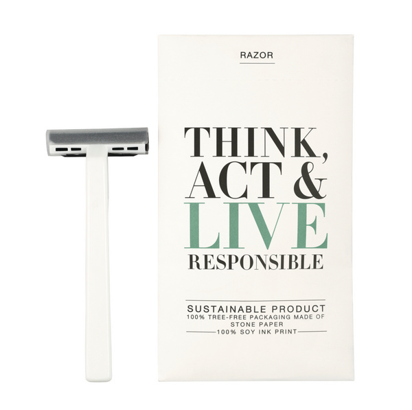 Think, Act & Live Responsible Rasierer