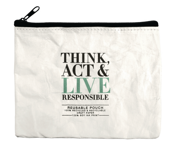 Think, Act & Live Responsible Kosmetikbeutel