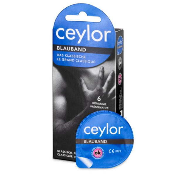 CEYLOR Kondom Blauband mit Reservoir