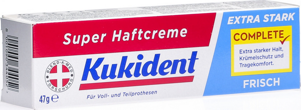 KUKIDENT Super Haftcreme Extra Stark Frisch