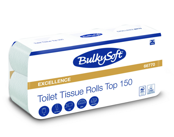 Bulkysoft Excellence Toilettenpapier Kleinrollen