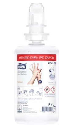 Tork Premium Gel für die Händedesinfektion – S4 System