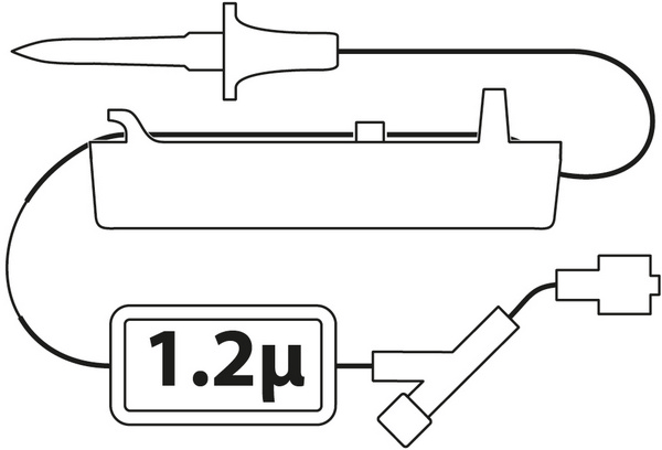 CADD Infusionssets Admin, 93'', Spike, High vol.  mit Flow Stop