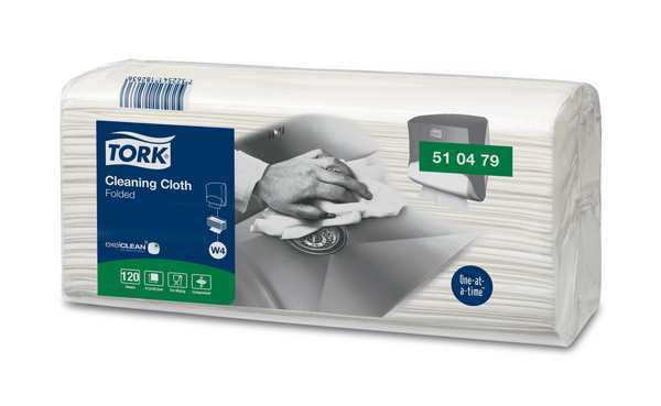 Tork Premium Reinigungstücher 510 - Einzeltücher Top Pack – W4 System