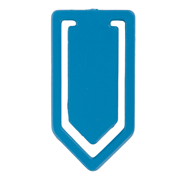 Büroklammern detektierbar blau B: 5 cm  L:2.5 cm