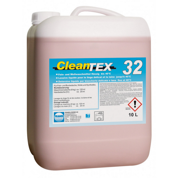 CleanTEX 32 flüssiges Fein- und Wollwaschmittel