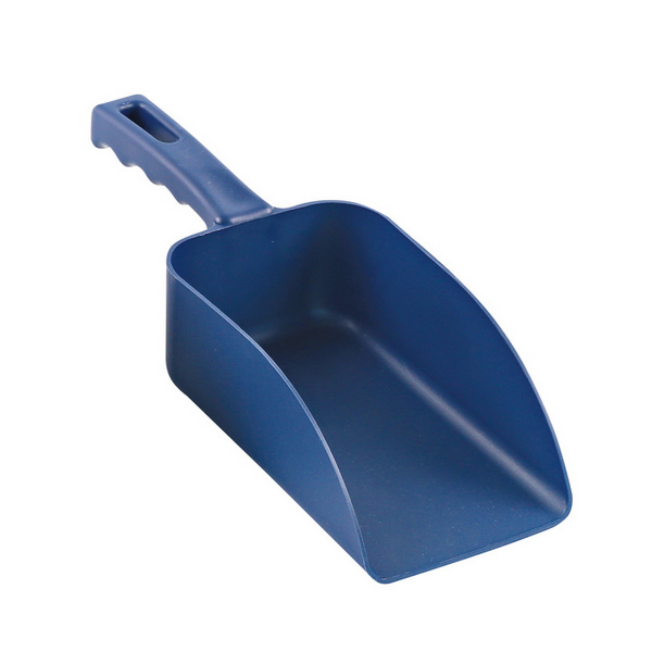 Handschaufel  gross detektierbar PP blau L:36cm B:16cm H:10 Bis 120 Grad hitzebe