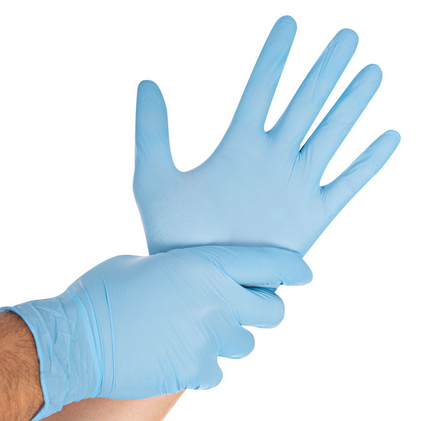 Handschuhe Nitril SAFE Light blau, puderfrei XXL Karton à 10x90 Stück