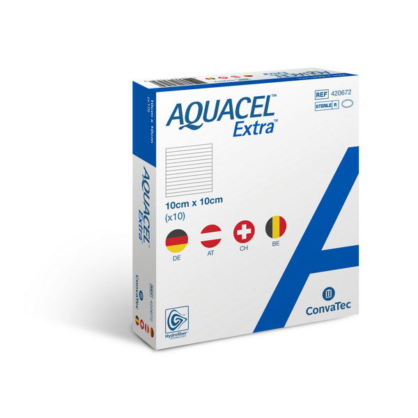 Aquacel Extra Kompresse mit Verstärkungsfasern