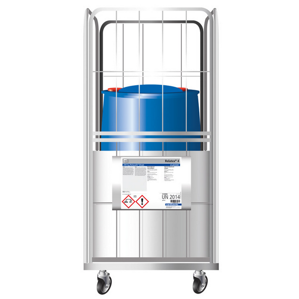 Relatex 4 Bleichmittel auf Sauerstoffbasis im Gitterwagen