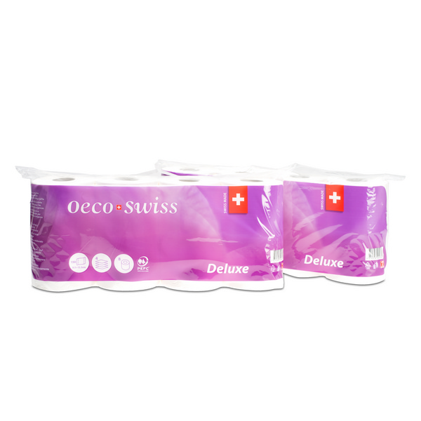 Oeco Swiss Deluxe Toilettenpapier Kleinrollen