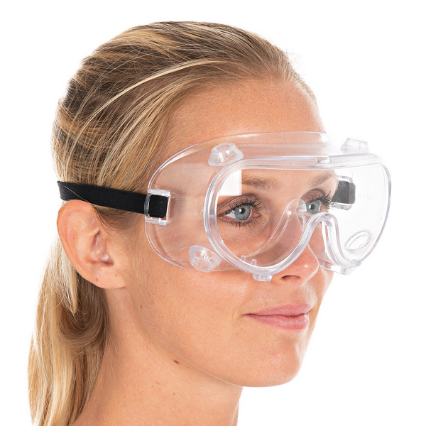 Hygostar Voll Schutzbrille, belüftet, geeignet für Brillenträger