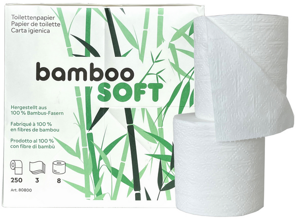 Toilettenpapier Bamboo SOFT Kleinrollen