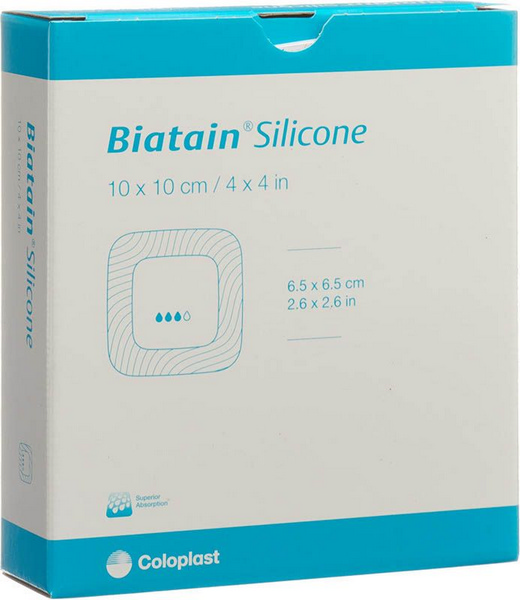 Biatain Silicone Ag Biatain Ag Schaumverbände mit 3DFit Technologie.