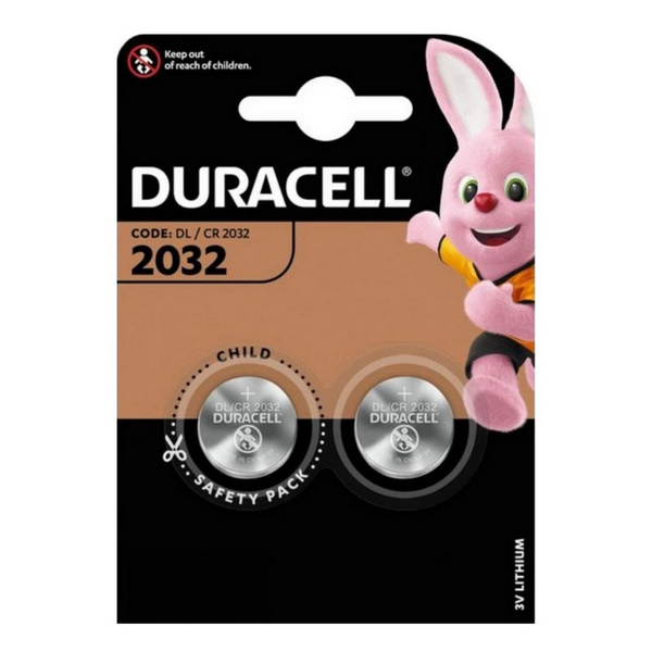 Duracell Knopfzellen-Batterie CR2032 3V Lithium