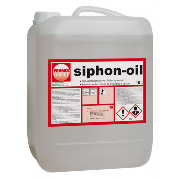 Siphon-oil Geruchsabschluss von Siphonsystemen