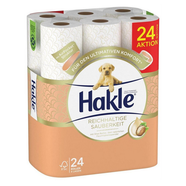 Hakle Reichhaltige Sauberkeit Toilettenpapier Kleinrollen