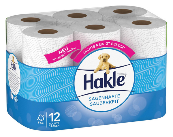 Hakle Sagenhafte Sauberkeit Toilettenpapier Kleinrollen