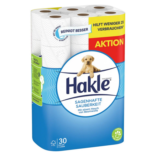 Hakle Sagenhafte Sauberkeit Toilettenpapier Kleinrollen