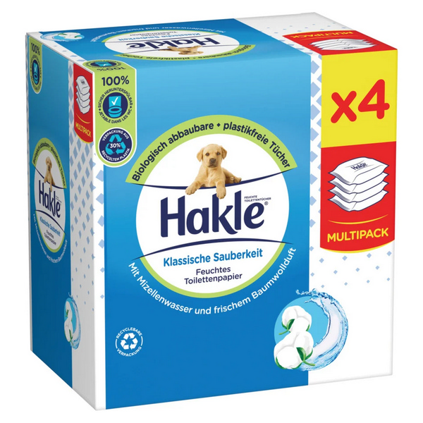 Hakle Klassische Sauberkeit feuchtes Toilettenpapier