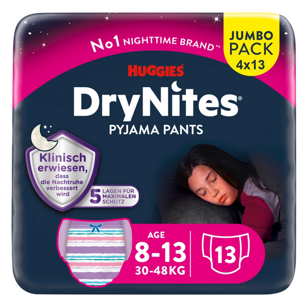 Huggies DryNites Pyjama Windeln für Mädchen