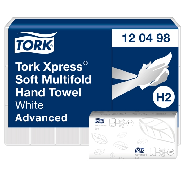 Tork Advanced Handtuch – H2 System - 68% CO2-reduziert