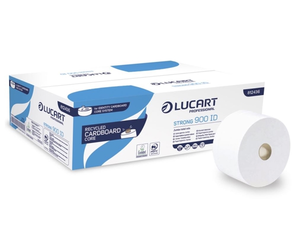 Lucart Toilettenpapier Mini Jumbo Strong 900 ID