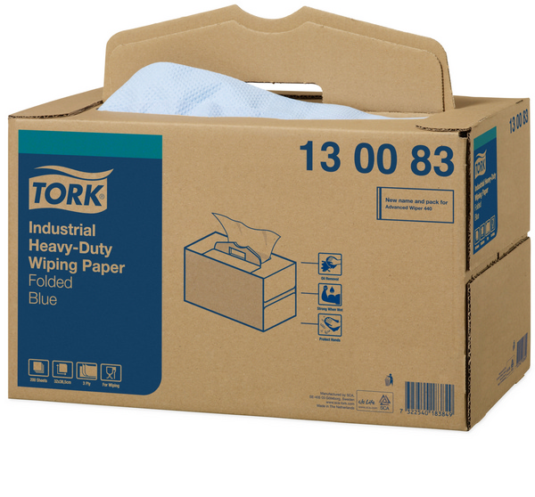 Tork Premium extra starke Industrie-Papierwischtücher - Einzeltücher Handy Box – W7 System