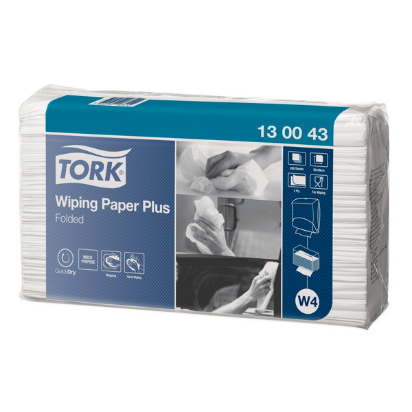 Tork Premium starke Mehrzweck-Papierwischtücher - Einzelblatt Top Pack – W4 System
