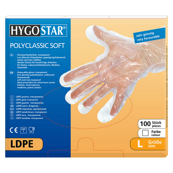 HYGOSTAR Polyclassic Soft Einweghandschuhe