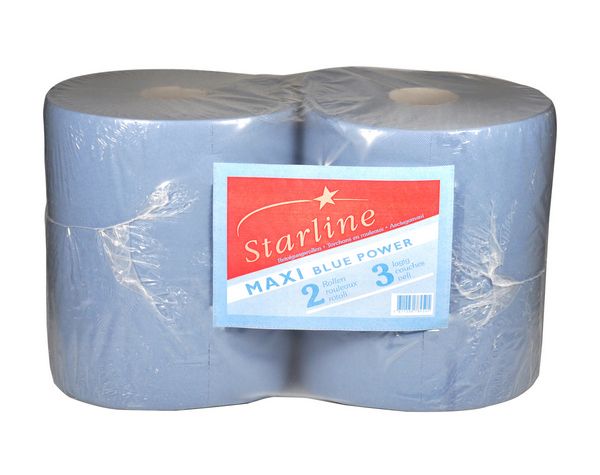 Starline Papierwischtücher Blue Power Maxi