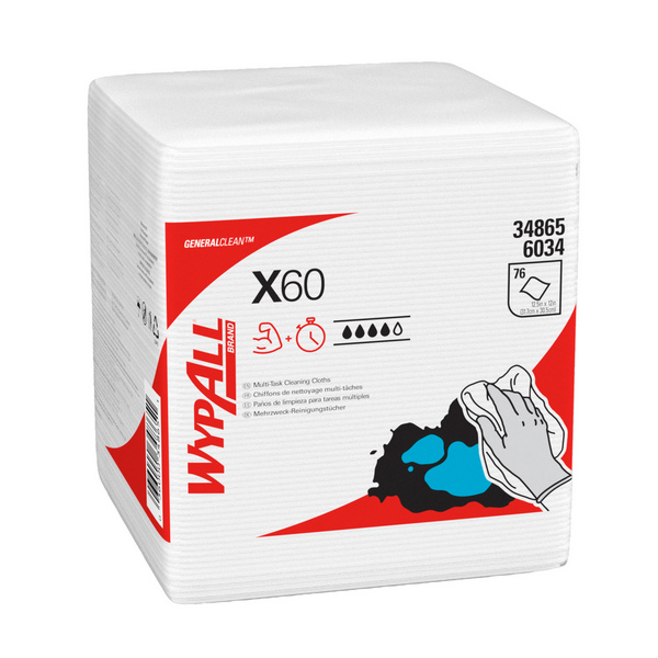 Kimberly-Clark Reinigungstücher in Kartonbox Wypall – X60