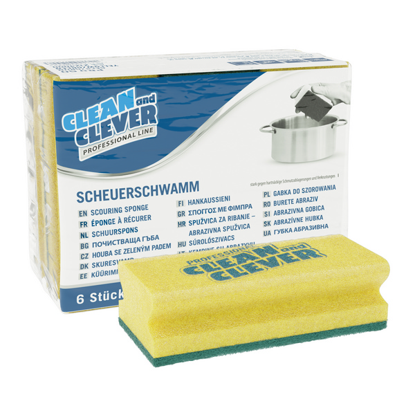 CLEAN and CLEVER Scheuerschwamm PRO 60